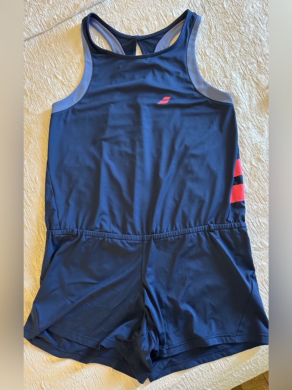 Babolat Performance Romper tennis Athletic navy with Pink Accent